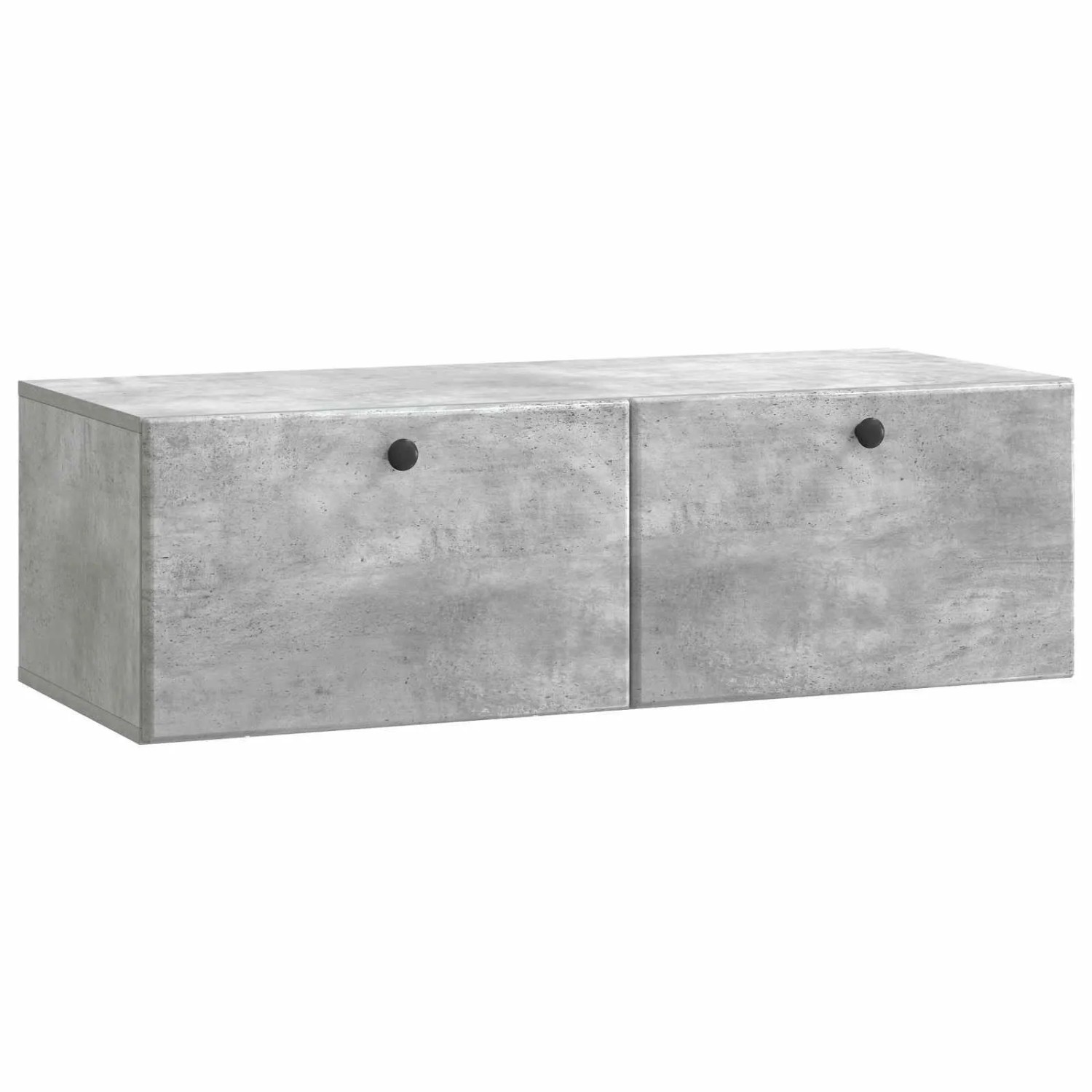 vidaXL Wandmontierter TV-Schrank Betongrau 98 x 41 x 30 cm 899208