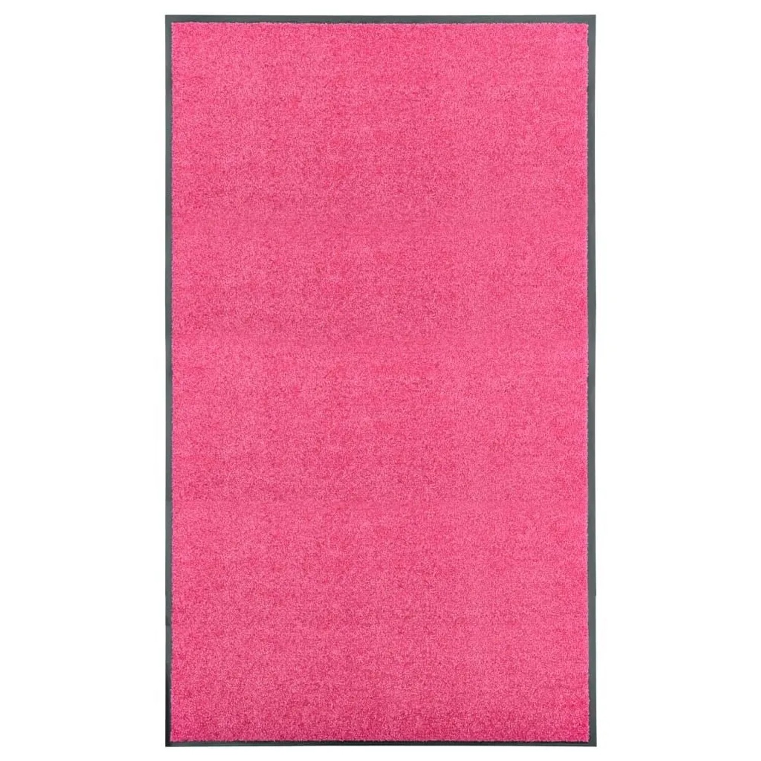 vidaXL Fußmatte Waschbar Rosa 90x150 cm 323449
