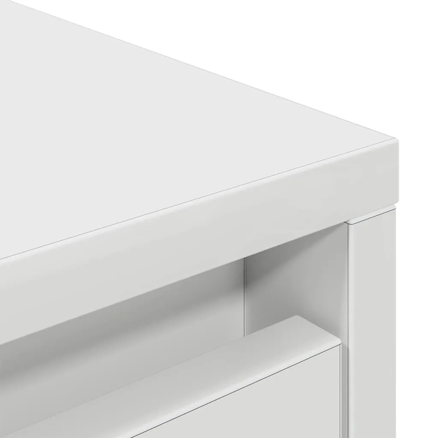 vidaXL Schrank mit Schublade Weiß 55,5x34x119,5 cm Holzwerkstoff 861643_9