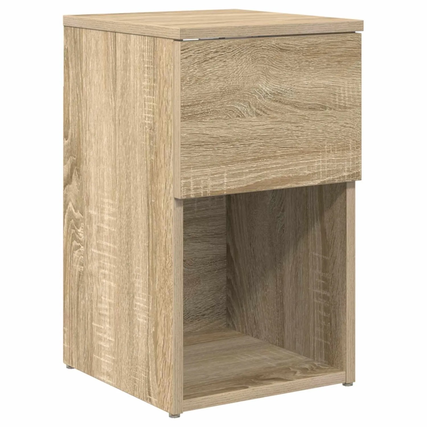 vidaXL Bettschrank Sonoma-Eiche 29 x 31,5 x 49 cm Holzwerkstoff 8001101