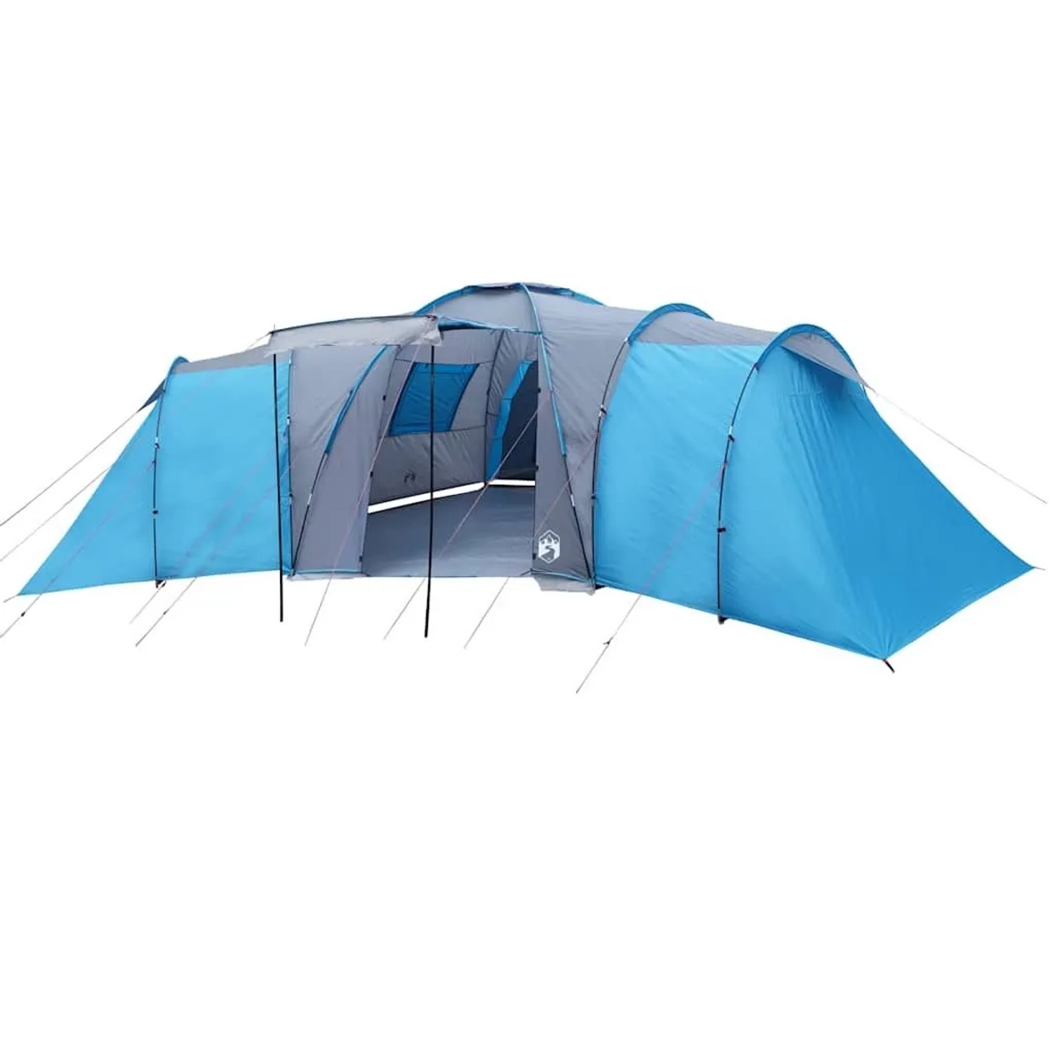 vidaXL Kuppel-Familienzelt 12 Personen Blau Wasserdicht 94347