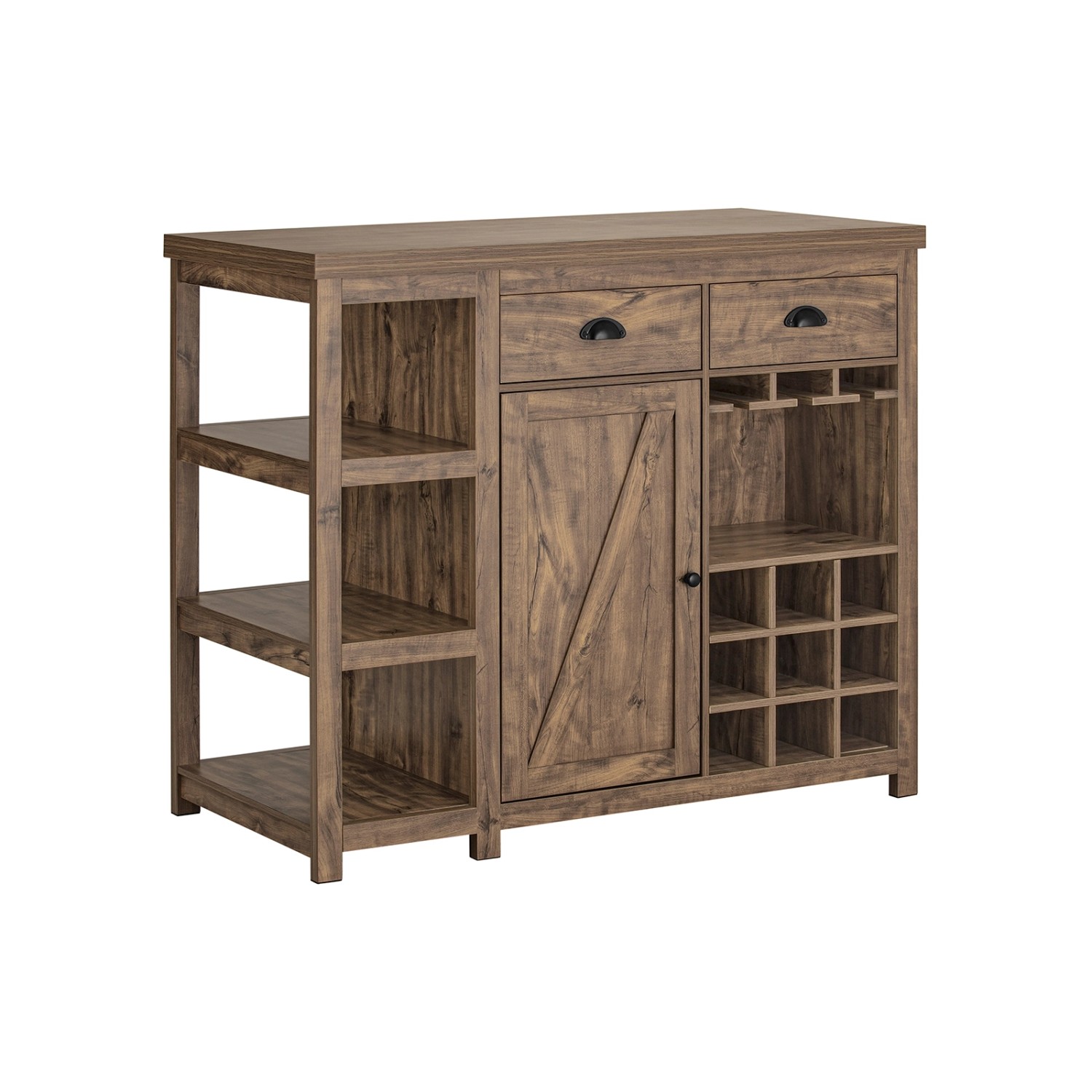 SoBuy Kücheninsel Freistehend Küchenschrank Sideboard Buffet Vintage SVW20- günstig online kaufen