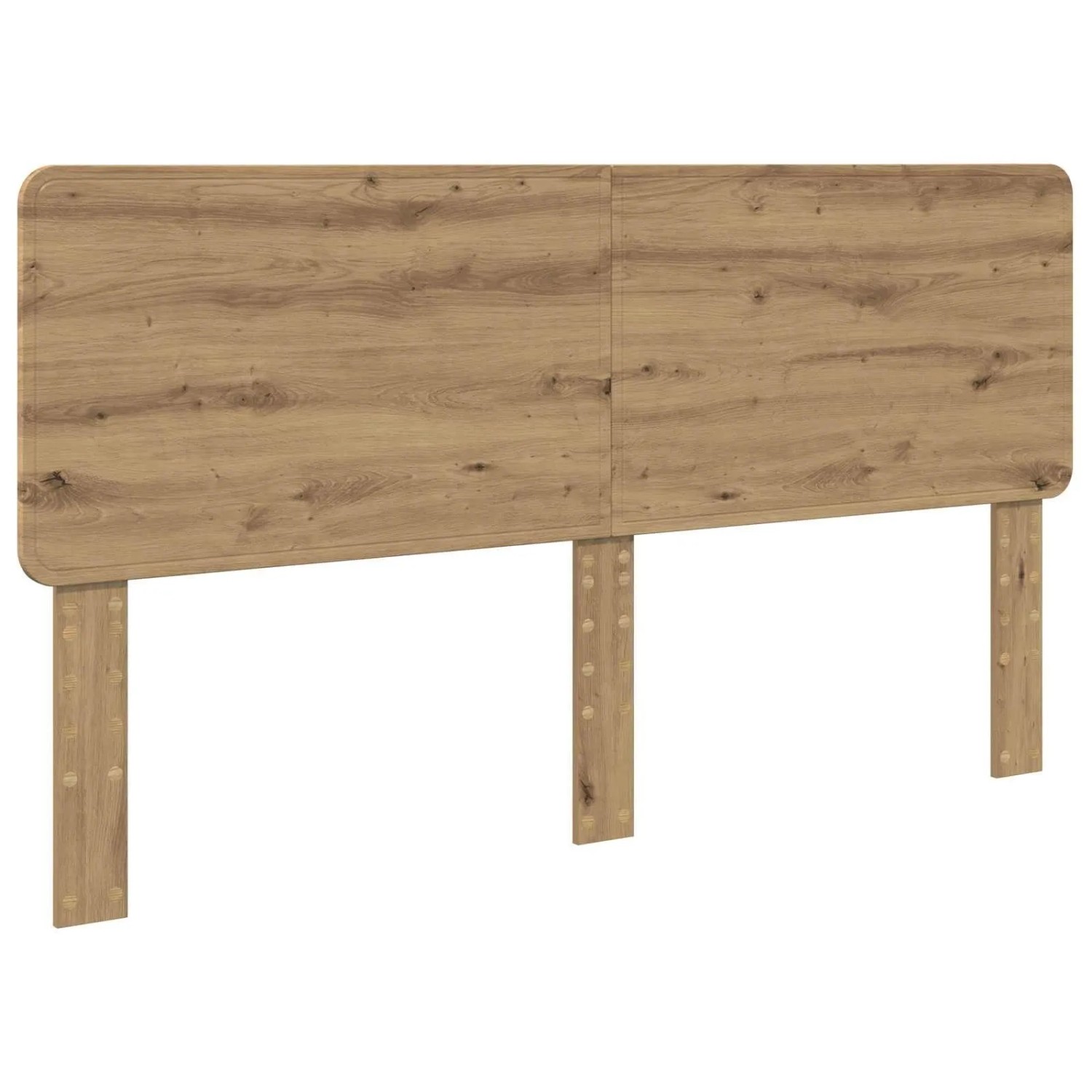 vidaXL Kopfteil mit Kopfteil Artisan-Eiche 200 cm Holzwerkstoff 887845