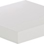 Quadratischer, weißer Regalboden Carlton, 23,5x23,5 cm, für Wandmontage.