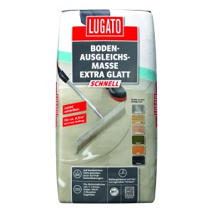 Sack Bodenausgleichsmasse Extra Glatt Schnell, 20 kg. Selbstverlaufend für glatte Böden.