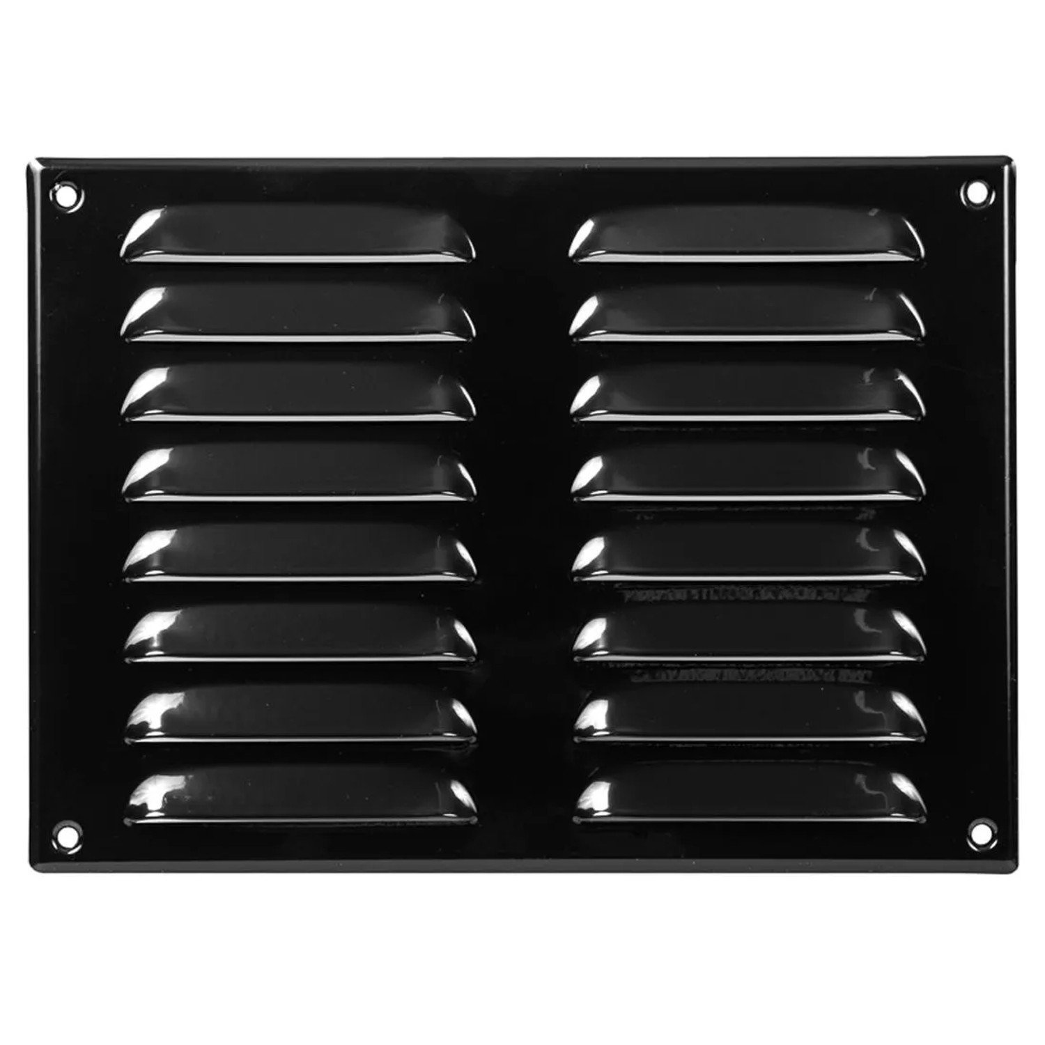 Häusler Lüftungsgitter LG-2619 BL-FG Schwarz 260 x190 Fliegengitter Abluftgitter