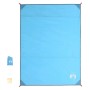 vidaXL Picknickdecke mit Heringen Blau 205x155 cm 4004201_3
