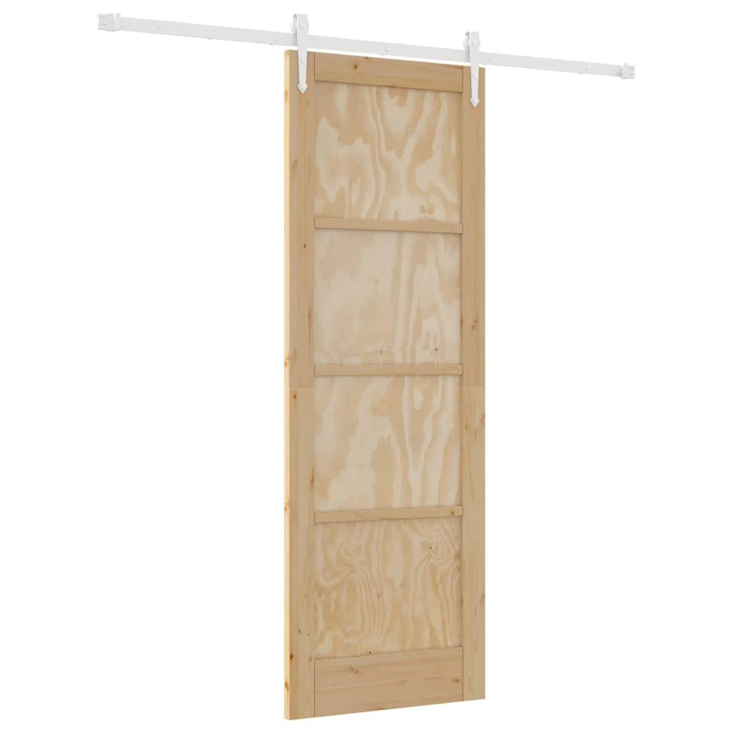 vidaXL Schiebetür ORKDAL Natur und Weiß 73,5 x 211 cm 3445585
