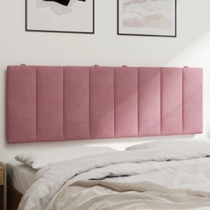 vidaXL Kopfteil-Kissen "Hanko" Rosa 120 cm Samt 374666