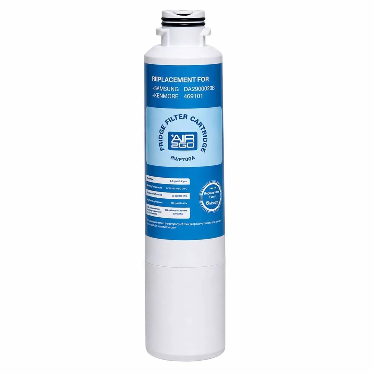 AIR2GO Wasserfilter für Samsung HAFCIN EXP und DA2900020B