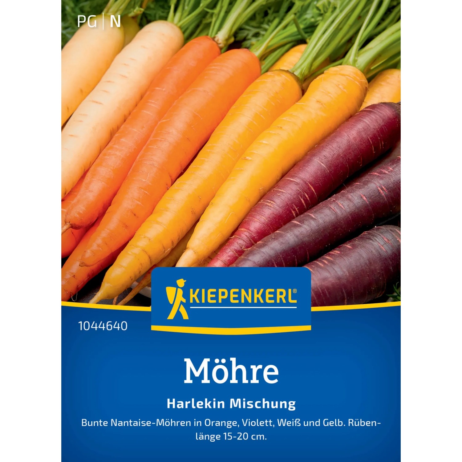 Kiepenkerl Möhre " Rainbow Harlequin Mix" F1-Hybride