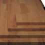 Leimholz Akazie, 120x40x1,8cm, FSC®-zertifiziert, für Regalböden und Möbelbau.