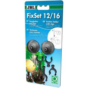 JBL FixSet 12/16: Saug- und Abstandshalter für Aquarium Filter Rohre und Schläuche.