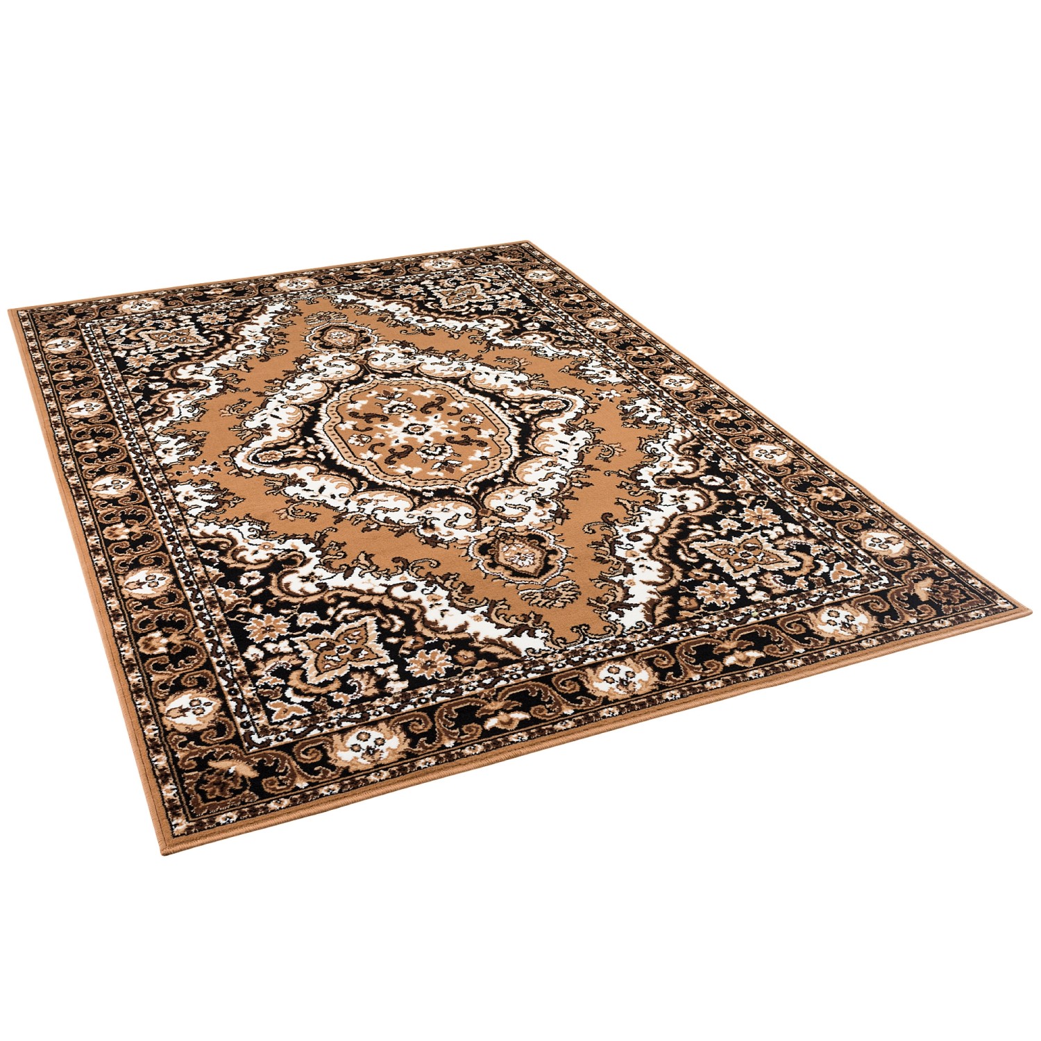 Pergamon Orient Teppich Trendline Beige Keshan Beige 80x150cm günstig online kaufen