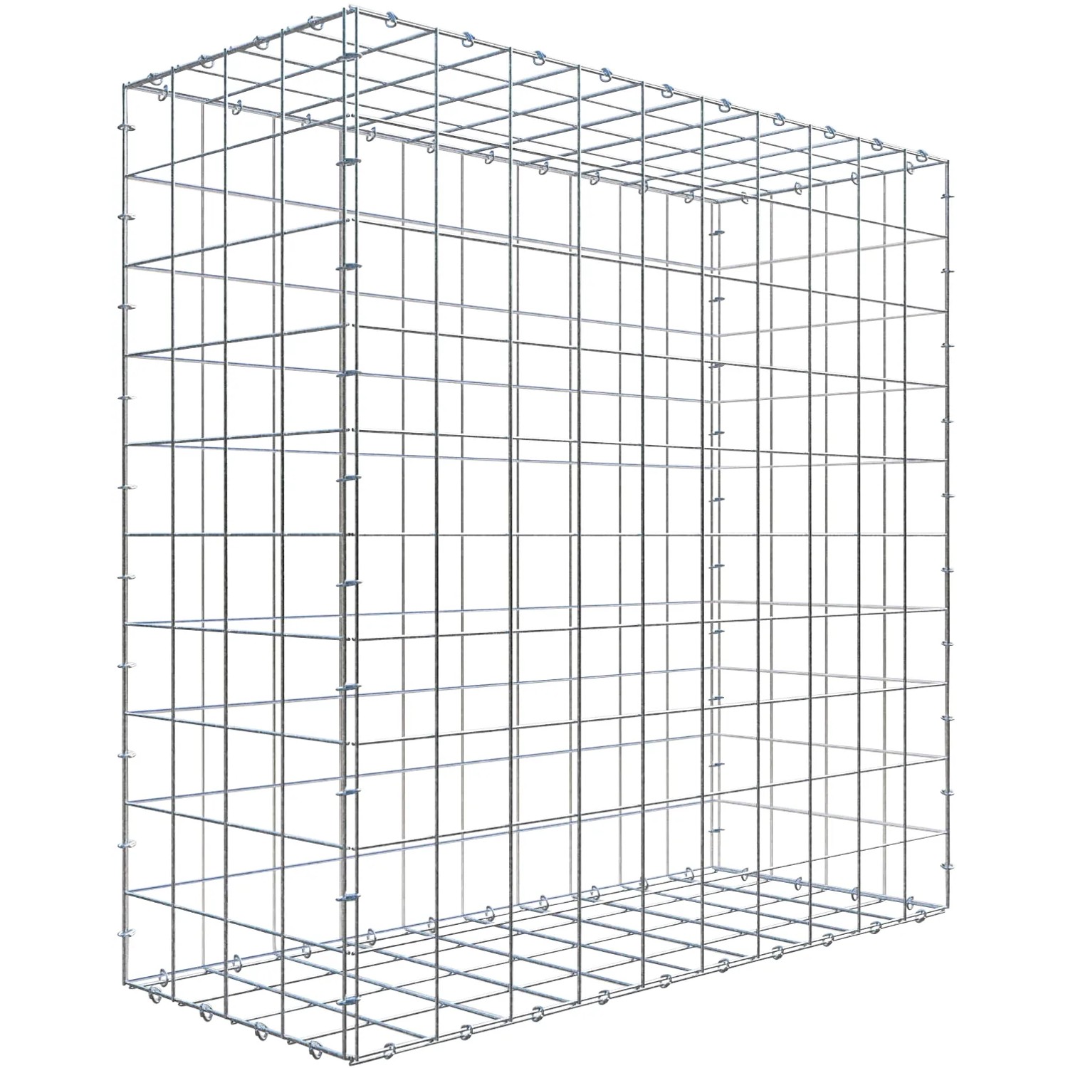 Gabiona C-Ring-Gabione 100 x 100 x 40 cm Maschenw 10 x 10 cm