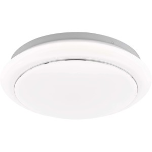 Weiße LED Deckenleuchte Tivoli, Ø 38cm, Acrylglas, von Fischer & Honsel.