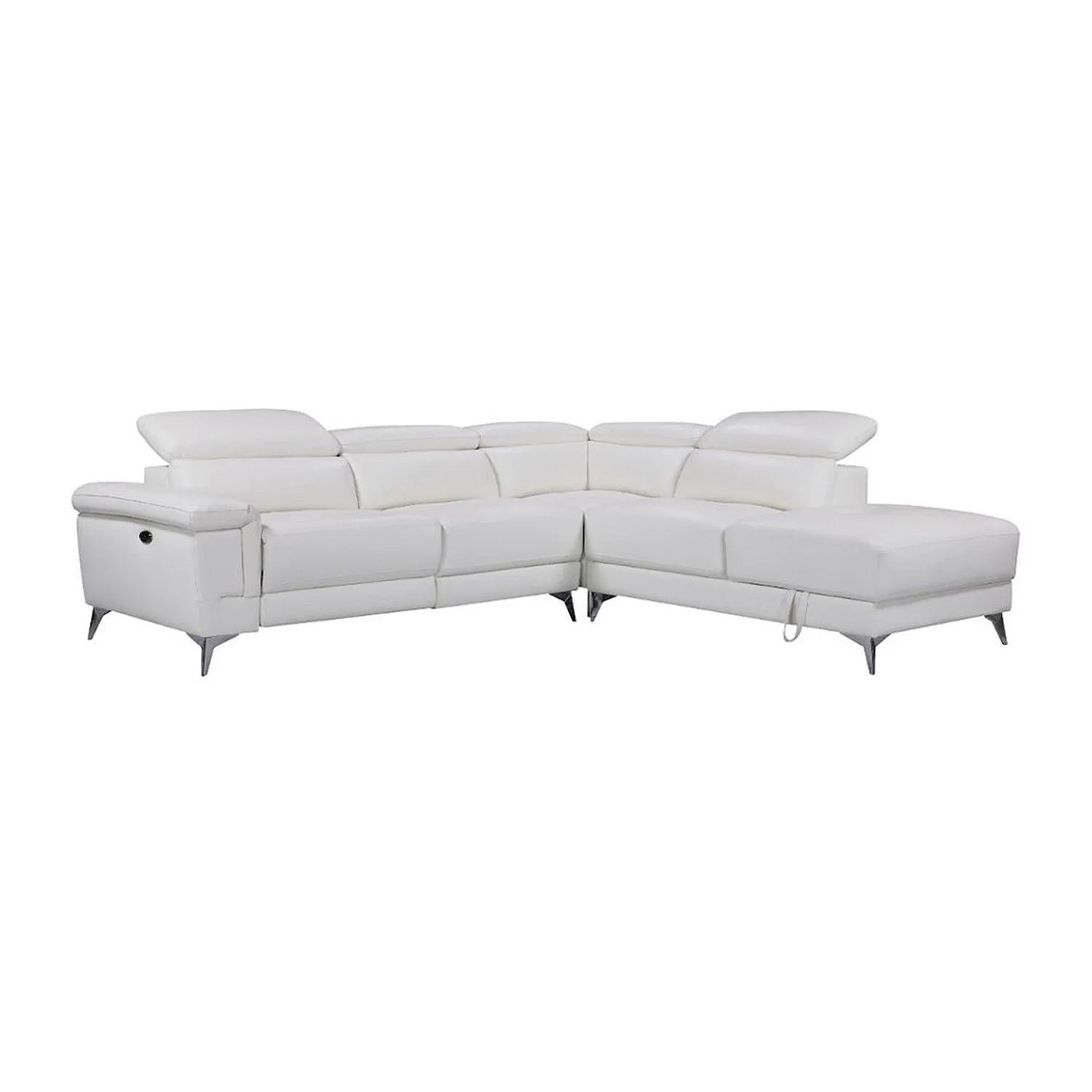 Vente-unique Relaxsofa Pascaline Elfenbeinfarben 277 cm