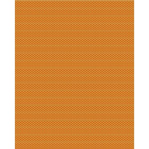 Grafische, orange-goldene Vliestapete von PROFHOME mit feiner Struktur.