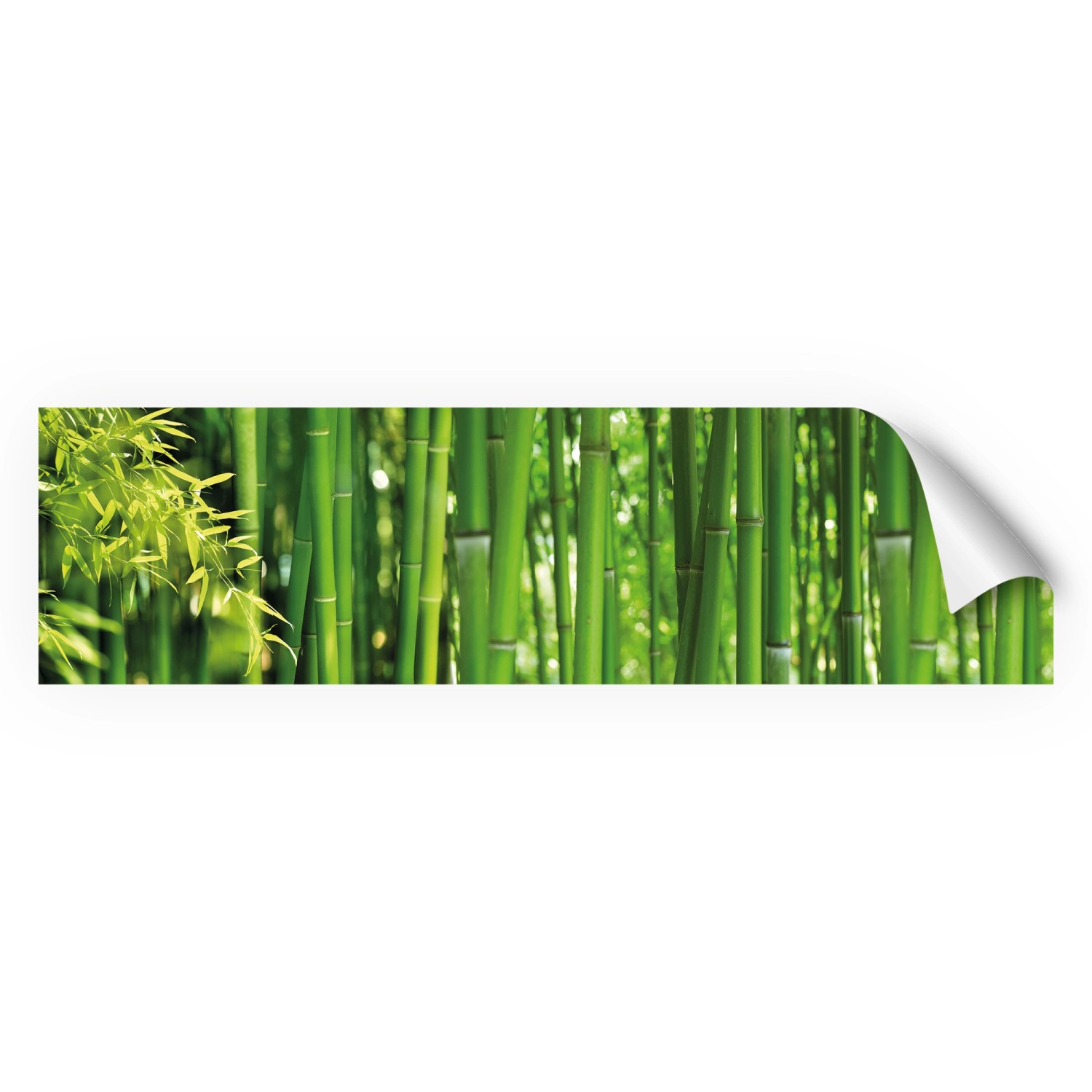 Myspotti Küchenrückwandfolie Bambus Selbstklebend 220 cm x 60 cm