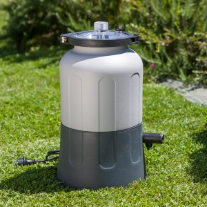 Gre Pool-Filteranlage mit Aqualoon, 3,8 m³/h Durchfluss für sauberes Poolwasser.