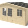 Altanka Gartenhaus aus Fichtenholz, 25 m², mit Doppeltür und Fenster. Ideal als Gerätehaus.