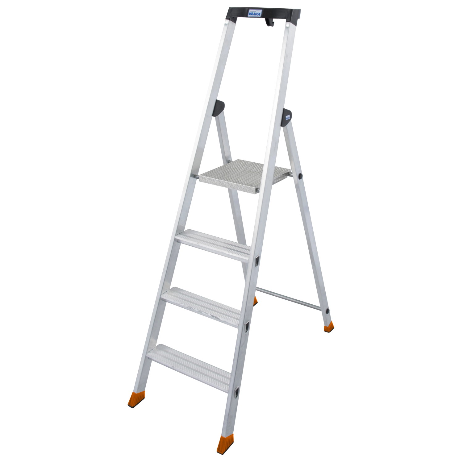 Krause Stehleiter Solido 4 Stufen 145 cm x 46 cm x 88 cm günstig online kaufen
