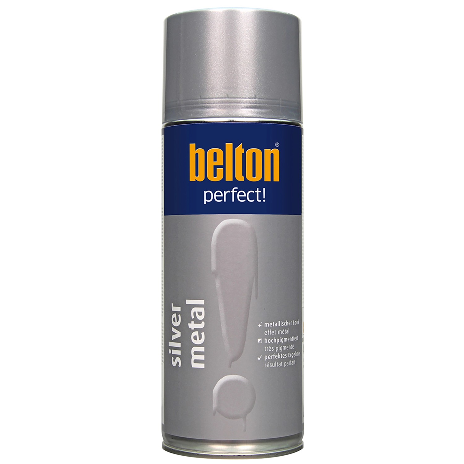 belton Buntlack Perfect Silver Metal Seidenmatt 400 ml