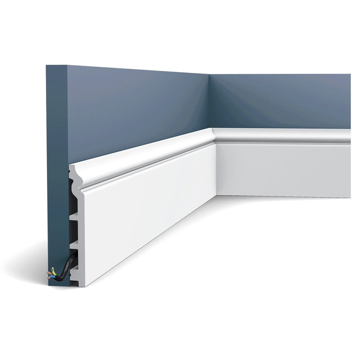 ORAC DECOR SX118 LUXXUS Sockelleiste Profilleiste Kabelschutz Boden-Leiste günstig online kaufen