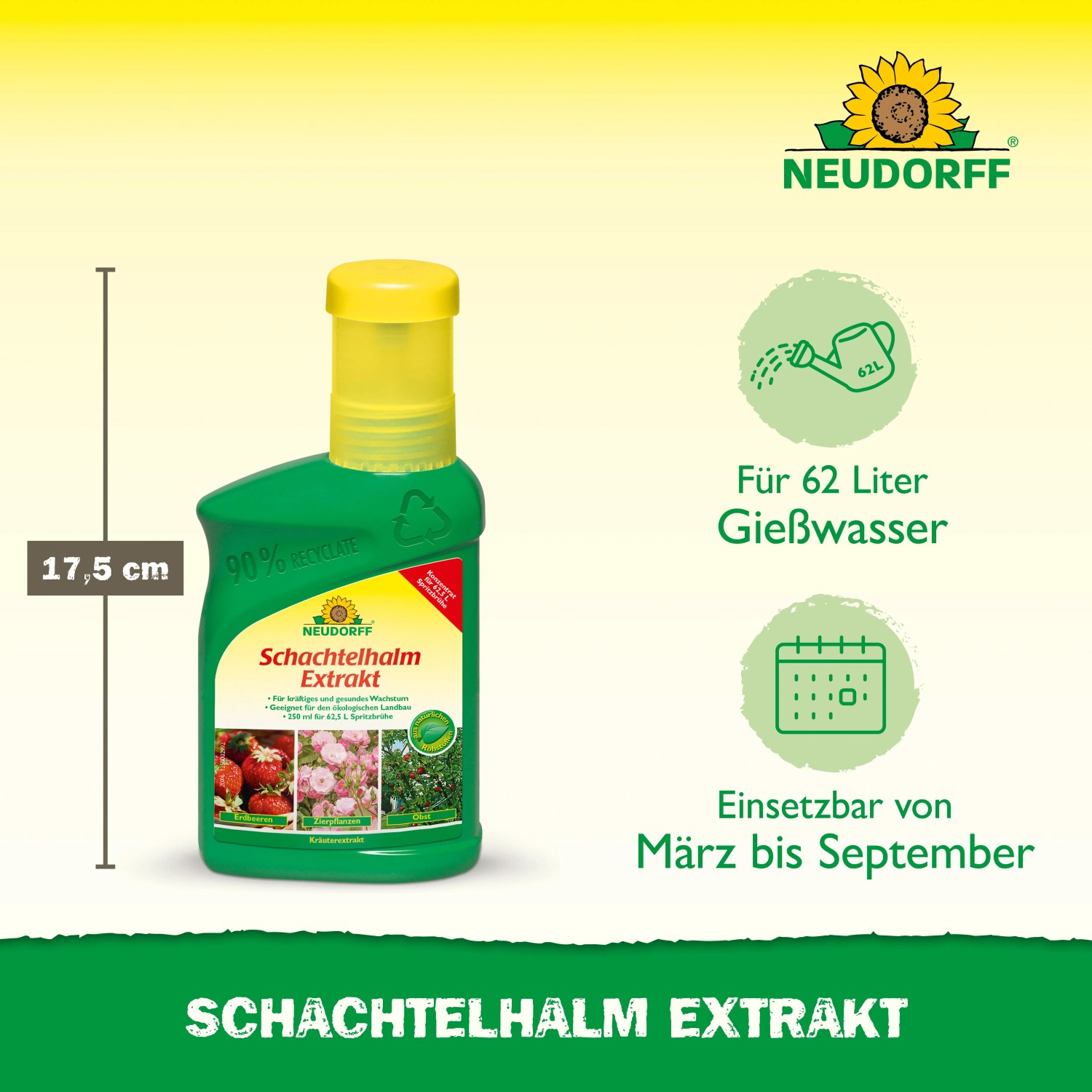 Neudorff Schachtelhalm Extrakt 250ml zur Pflanzenstärkung für gesundes Wachstum.