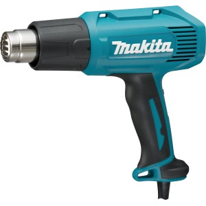 Makita Heissluftgebläse HG5030K (1.600 W) in Türkis und Schwarz.