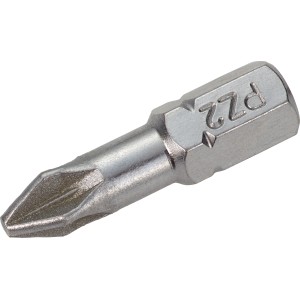 LUX Diamant Bit Professional PZ2, Stahl-Bit mit Diamantbeschichtung für Schraubarbeiten.