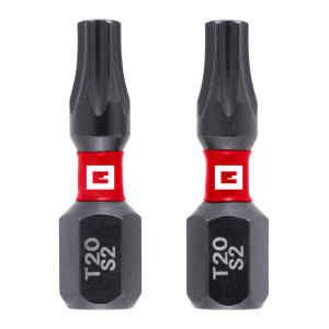 Einhell Impact Bit-Set, 2-teilig, T20, für Schraubendreher und Akkuschrauber.