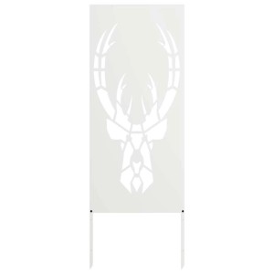 vidaXL Garten Sichtschutz-Leinwand Tiermuster Weiß 50 x 140 cm 876330
