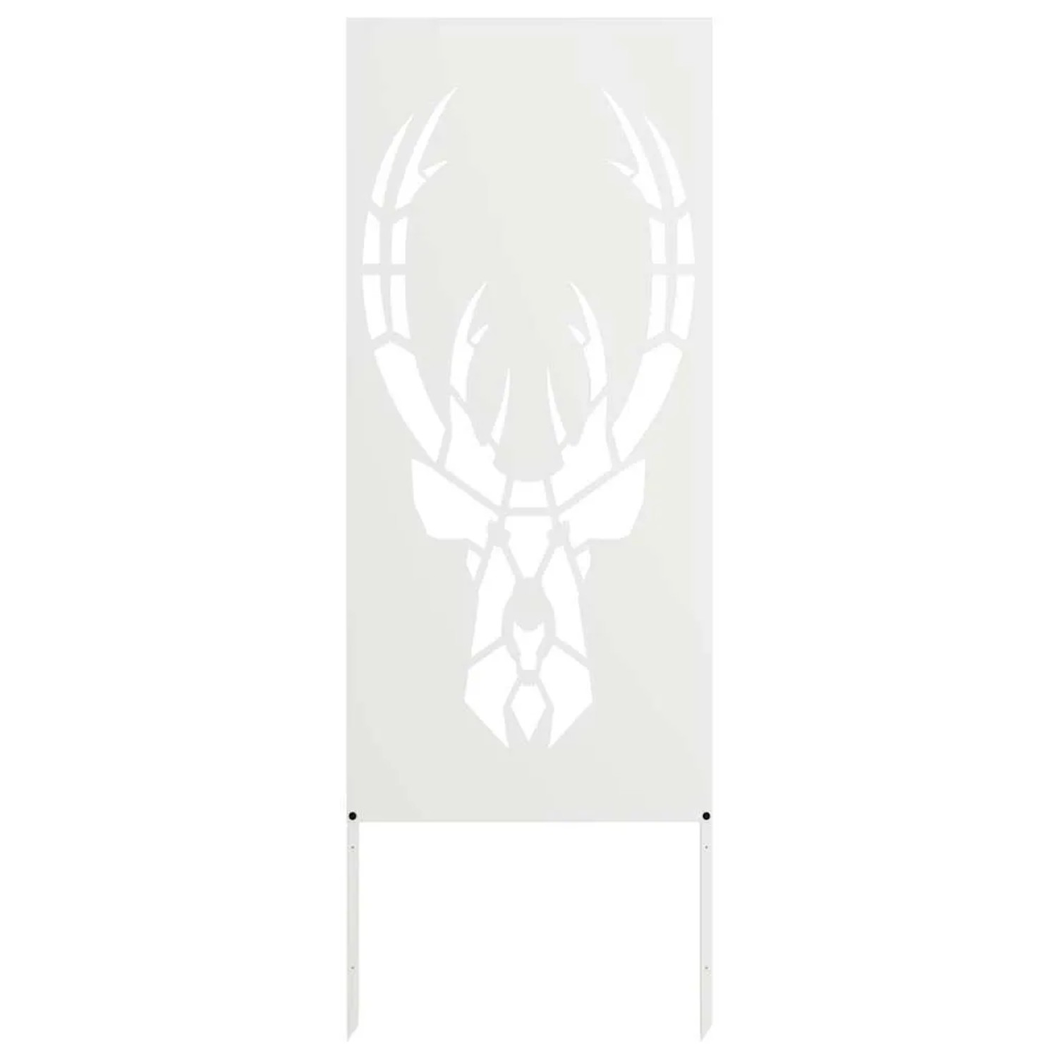 vidaXL Garten Sichtschutz-Leinwand Tiermuster Weiß 50 x 140 cm 876330