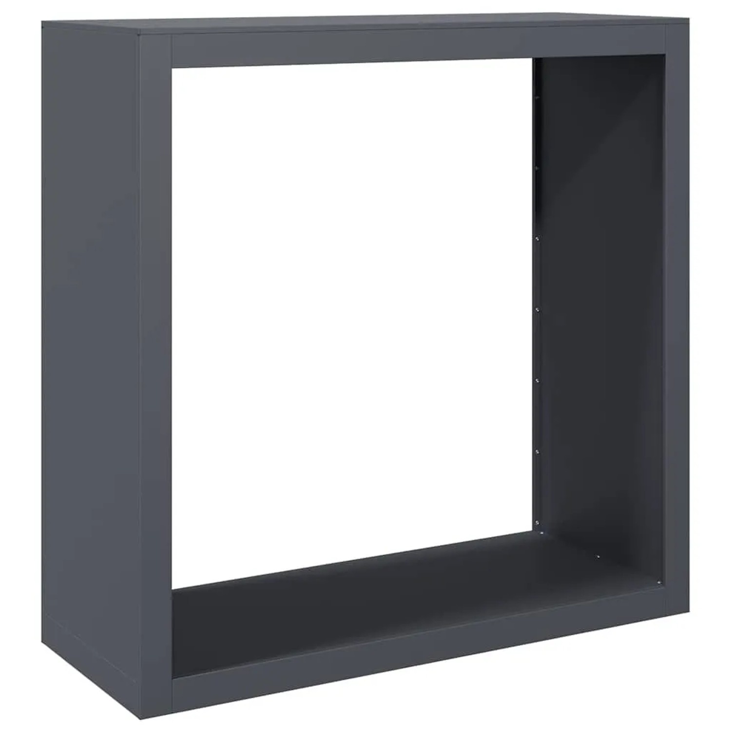 vidaXL Brennholzregal Anthrazit 100x40x100 cm Stahl 850970
