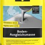 Gelber Sack Sakret Boden-Ausgleichsmasse 10 kg für glatte Flächen vor Bodenbelagsarbeiten.