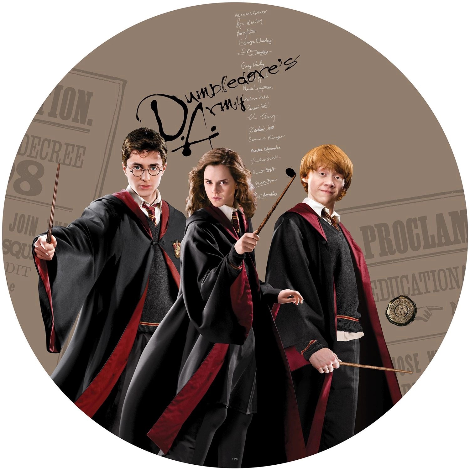 Sanders & Sanders Selbstklebende Runde Tapete Harry Potter Hermine Granger günstig online kaufen