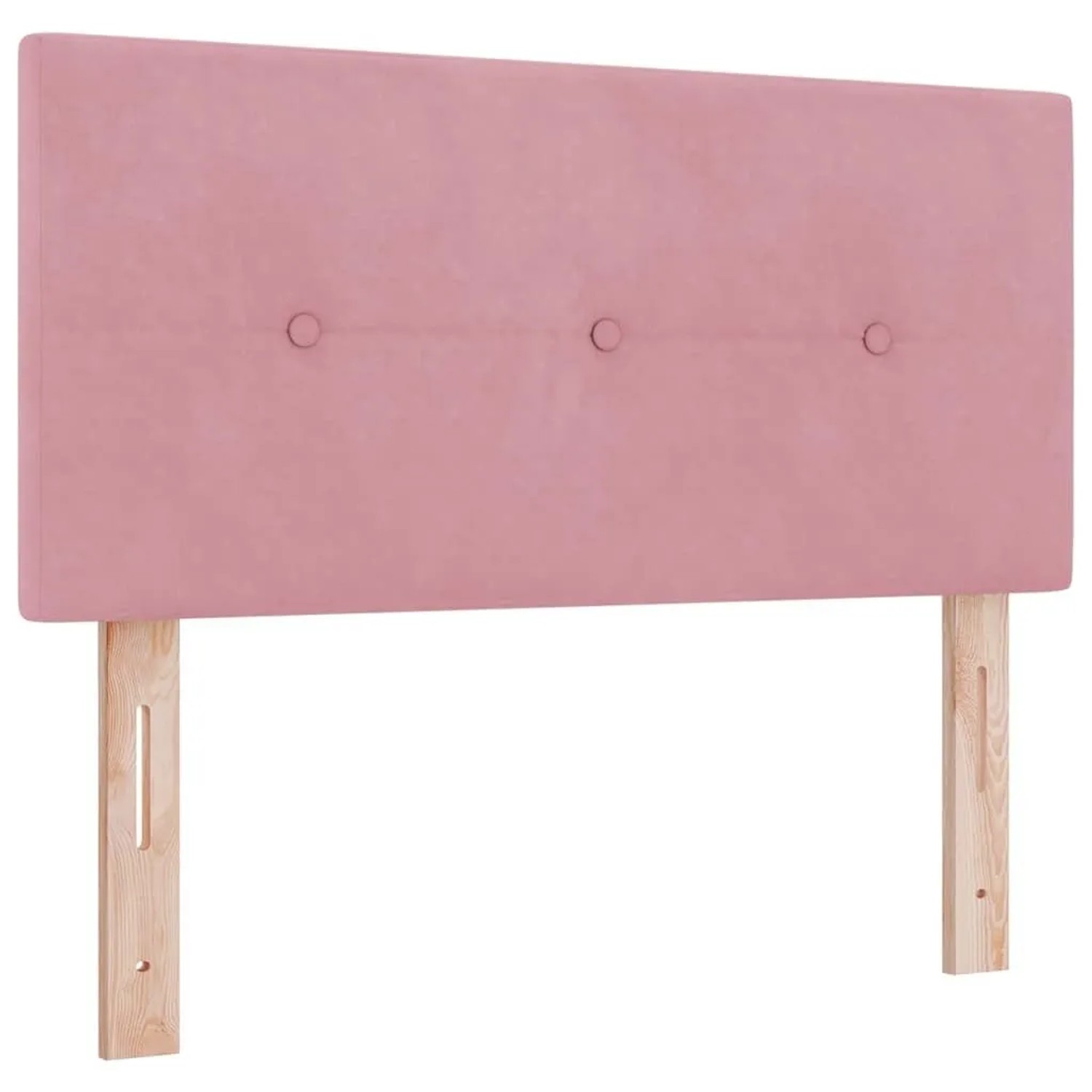 vidaXL Kopfteil mit Kopfteil Rosa 100 cm Kunstleder 42007149