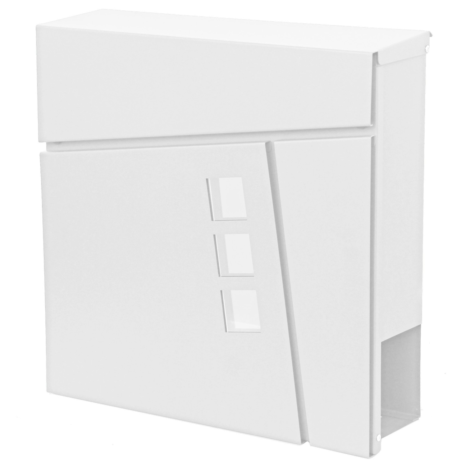 PROREGAL Briefkasten HxBxT 37x37x11cm Wandbriefkasten Postkasten Zeitungsfa günstig online kaufen