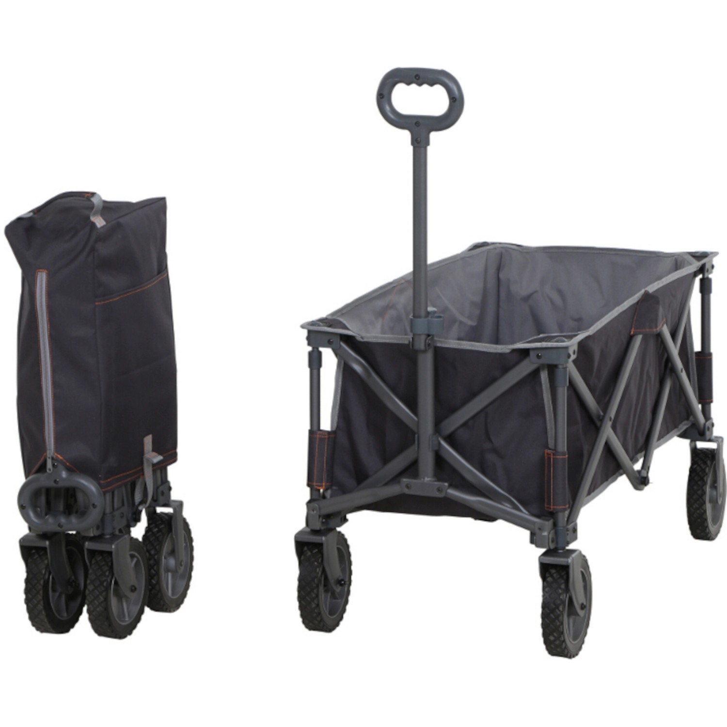 Siena Garden Bollerwagen Comfort Anthrazit Grau 48 cm x 90,5 cm x 54 cm