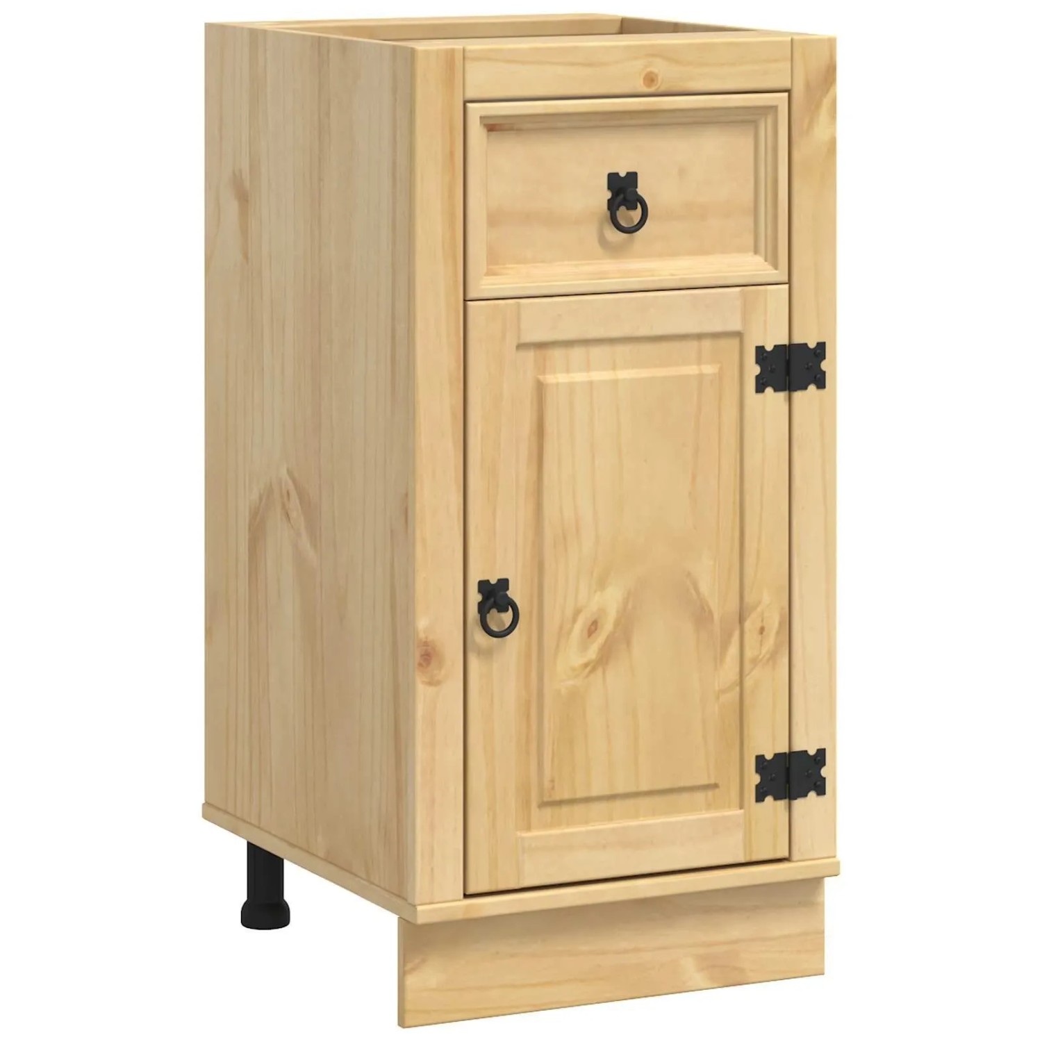 vidaXL Schrank mit Regal Honig 40 x 46 x 81,5 cm Massives Kiefernholz 42007 günstig online kaufen