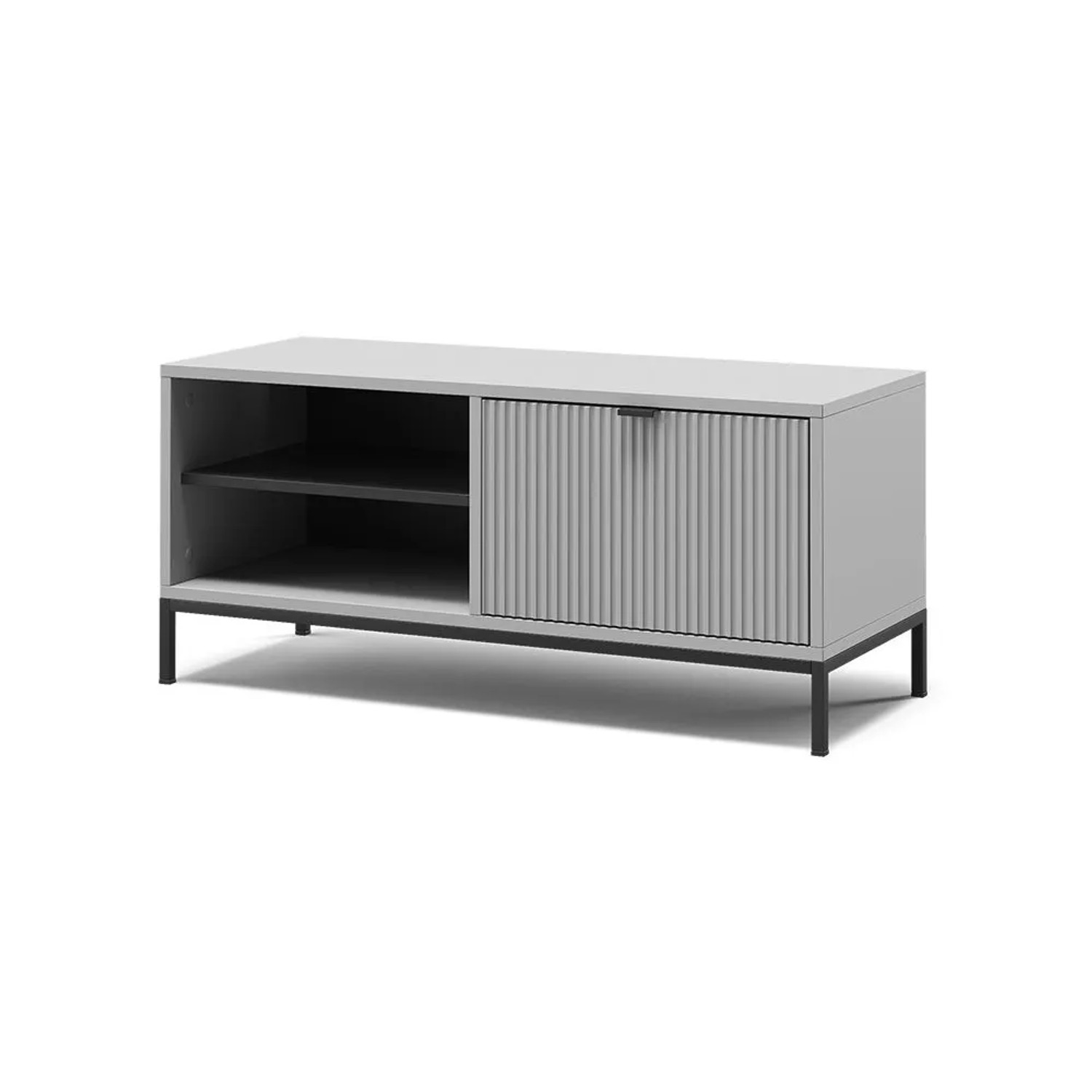 Vicco Schuhschrank Eliza Grau 100 x 45 mit Klapptür Art Nr 56408