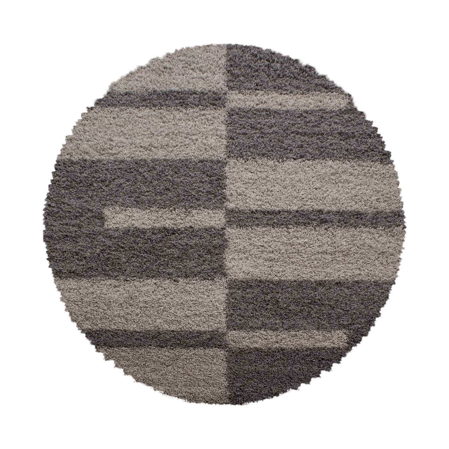 Ayyildiz Hochflorteppich Gala 2505 Taupe Ø 80 cm