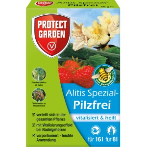 Protect Garden Alitis Spezial-Pilzfrei 40g: Packung mit Pilzmittel für Obst, Gemüse und Zierpflanzen.