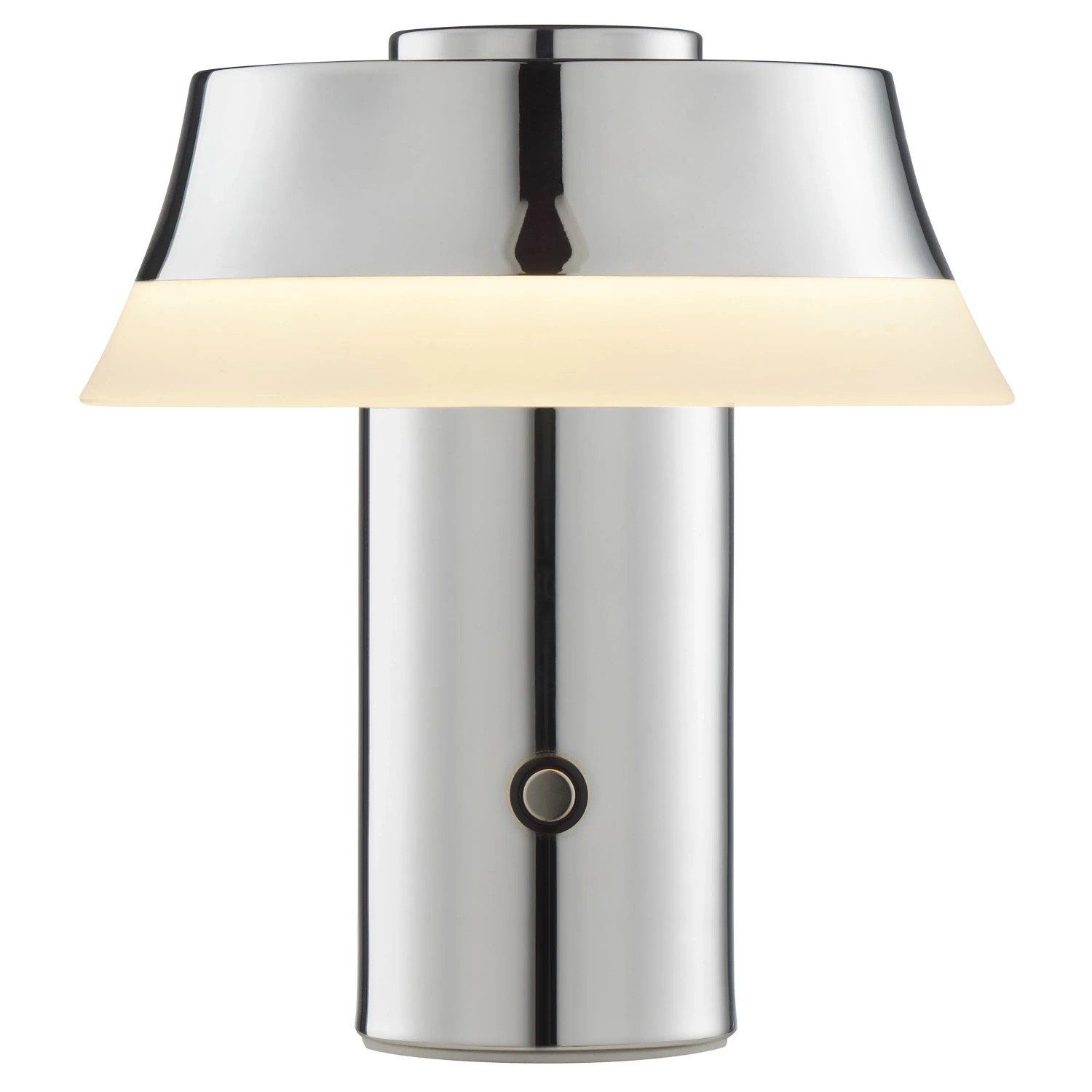 Brilliant Tischleuchte LED Kinich 15cm Chrom
