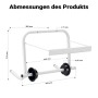 Wiltec Papierrollenhalter Ø40X34Cm Papierspender 31X45,5X38,5Cm Putzrollenhalter_3