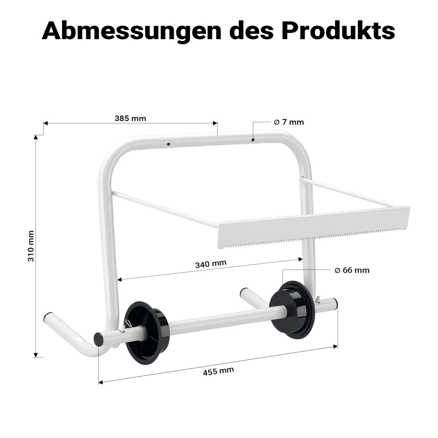 Wiltec Papierrollenhalter Ø40X34Cm Papierspender 31X45,5X38,5Cm Putzrollenhalter_3