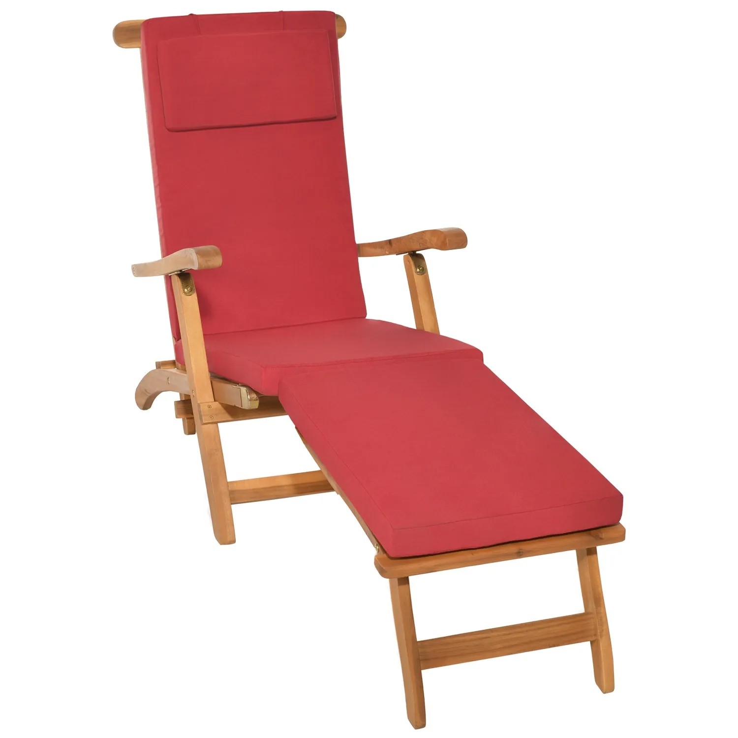 Beautissu Loftlux DC Deckchairauflage 175x45x5cm Dunkelblau