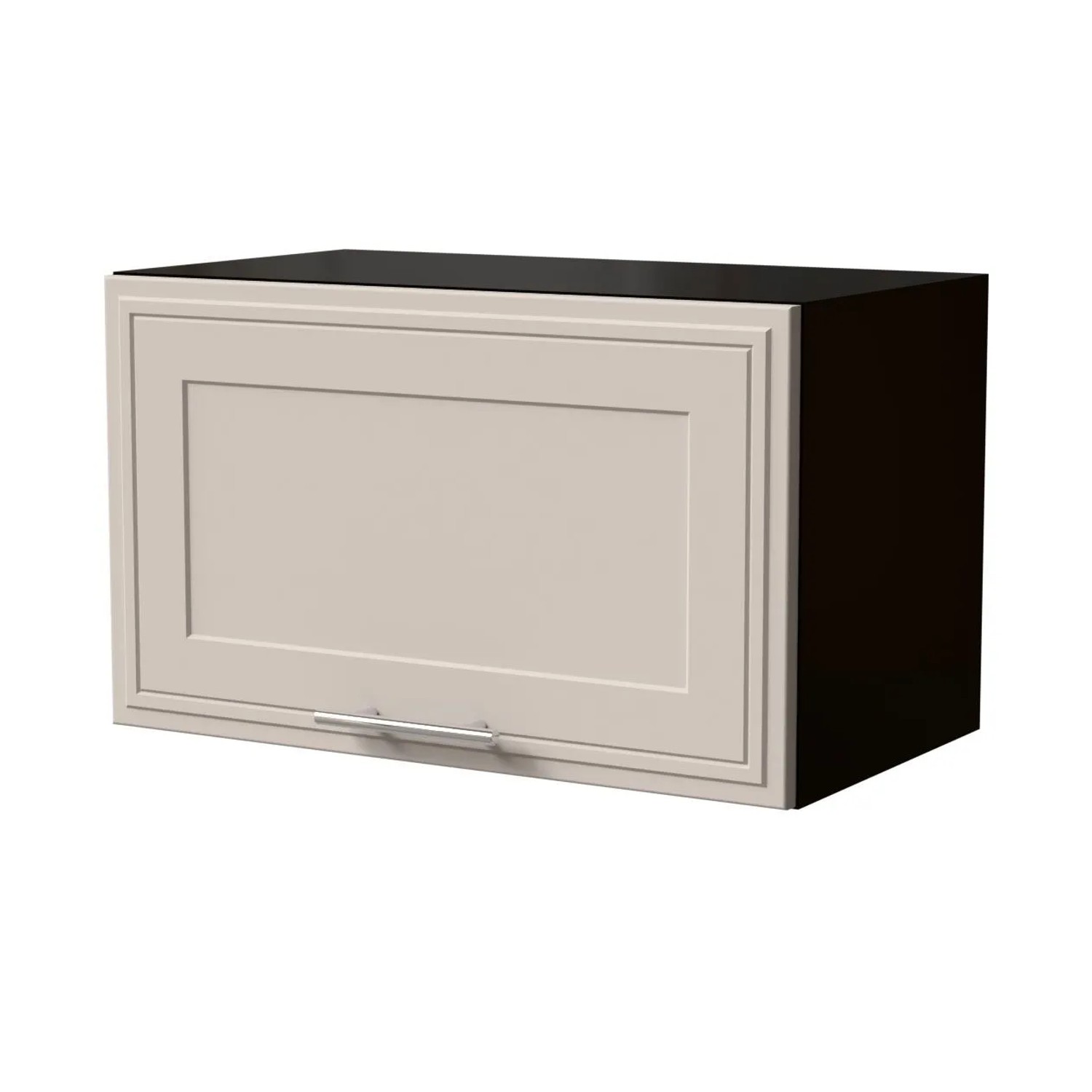 Feldmann-Wohnen Klapphängeschrank Salo W4B/60 Schwarz / Kaschmir Matt 60 / 32,5 / 36cm - Gasdruckdämpfer