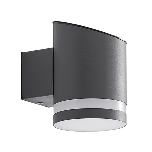 Lindby LED Solarleuchte Außen Bentlas 9929010 Spritzwassergeschützt Modern in Schwarz aus Edelstahl 1-flammig